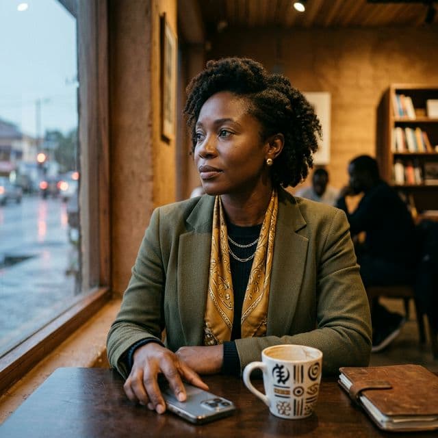 Thoughtful woman reflecting on modern dating fatigue